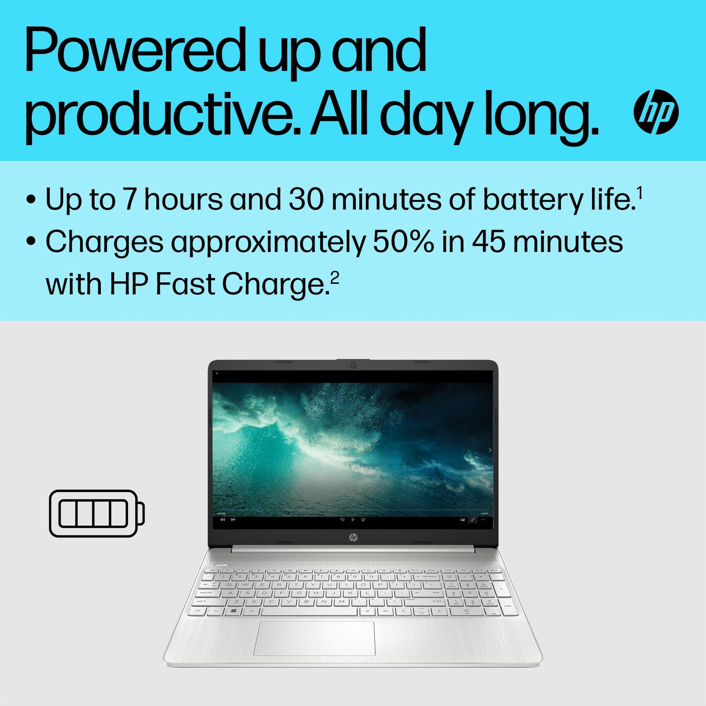 - HP 15.6" Laptop | Intel Core i5-1235U Processor | 8 GB RAM | 256 GB SSD | Intel Iris Xe Graphics | FHD Display | Up to 7hrs battery | Win 11 | Dual Speakers -