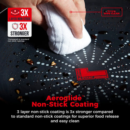 - Tower T700301 SmartStart Classic | Aluminium Frying Pan | Easy Clean -