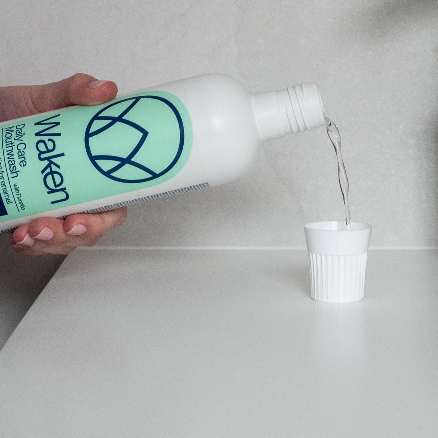 - Waken, Spearmint, 500ml Mouthwash for Fresh Breath, Spearmint