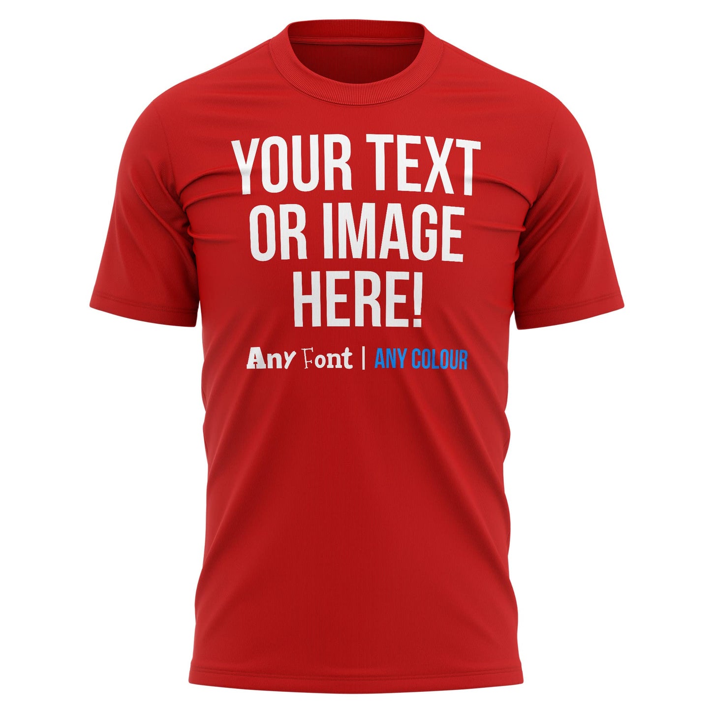- Personalised Text and Image T Shirt-
