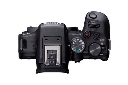 Canon EOS R10 Mirrorless Camera Body - 24.2 MP, APS-C Sensor, up to 4K 60p Video | Wi-Fi & Bluetooth | Dual Pixel CMOS AF II | Light and Compact