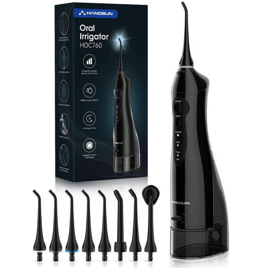 - Hangsun Water Flossers for Teeth | Cordless Oral Irrigator | Dental Water Jet -