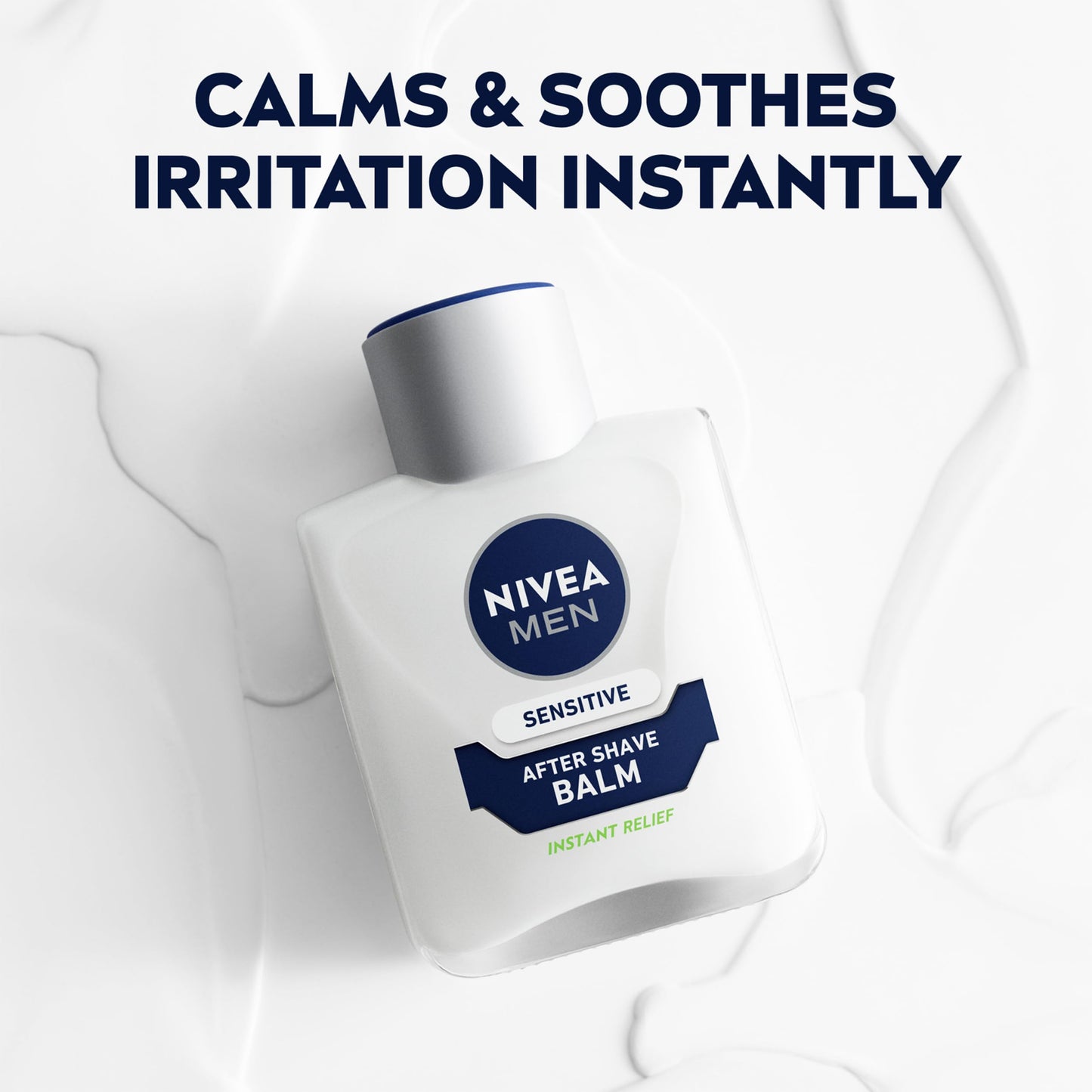 - NIVEA MEN Sensitive Post Shave Balm | (100ml) | 0% Alcohol with Chamomile -