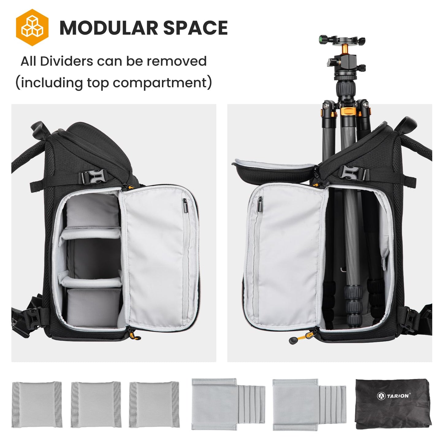 - TARION Large Camera Sling Bag | DSLR, Drone, Camera Slingpack | Black -