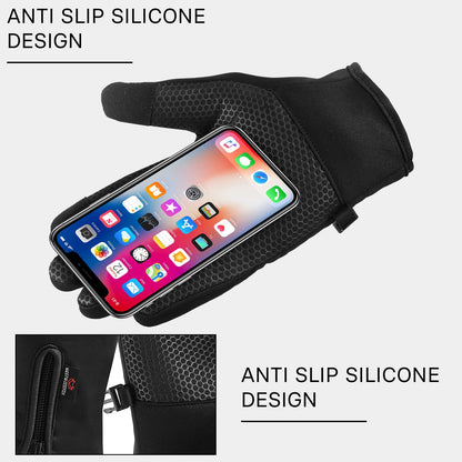 - WESTWOOD FOX WFX Cycling Gloves Touchscreen Thermal Running Gloves