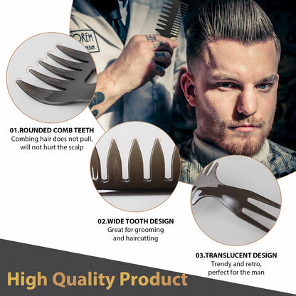 - Hair Brush Men Styling Set | DUAIU Mens Hair Combs Styling Brush 7pcs -