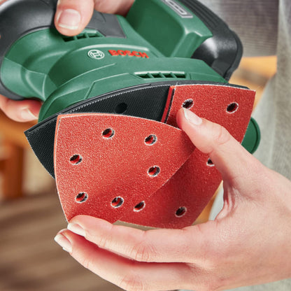 Bosch Home and Garden Cordless Multi Sander EasySander 18V-8 (Without Battery; 18 Volt System; for DIY Woodworking; 3X Sanding Sheets; 20x Sanding Papers; in Carton Packaging) – Amazon Edition
