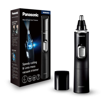 - Panasonic ER-GN300K503 | Electric Facial Ear Eyebrow and Nose Hair Trimmer -