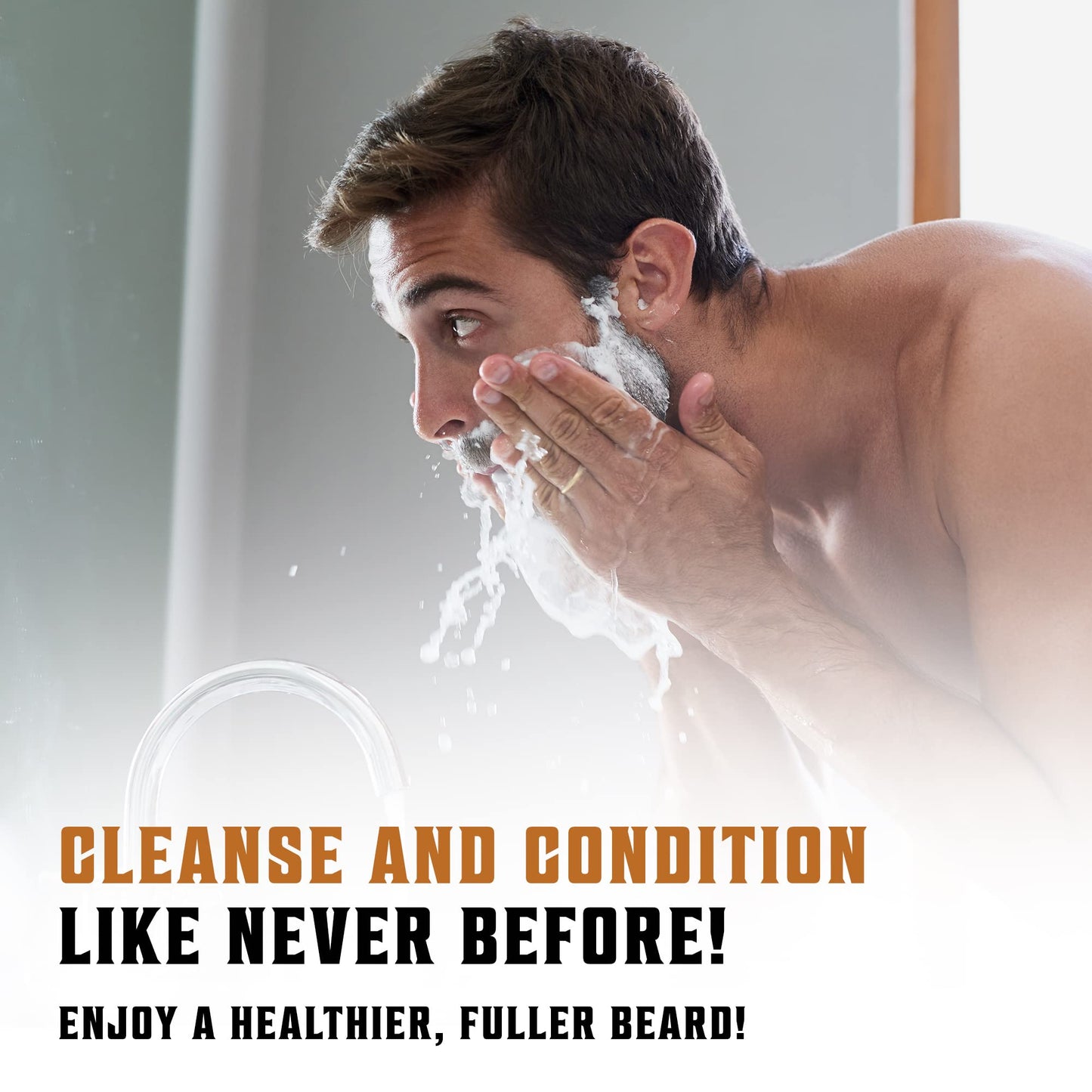 - Viking Revolution - Beard Shampoo And Conditioner - Natural Beard Wash & Beard Conditioner -