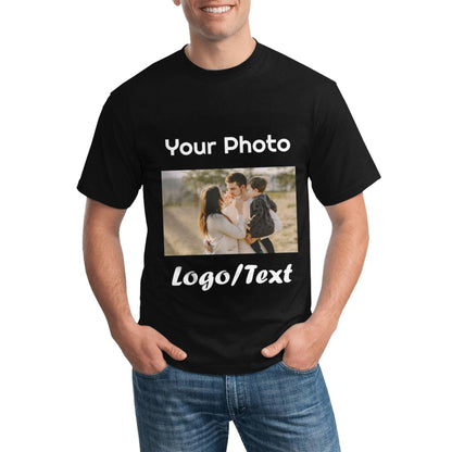 - Personalised T-Shirts for Men | Customised Short Sleeve Tee Shirts with Photo/Logo -