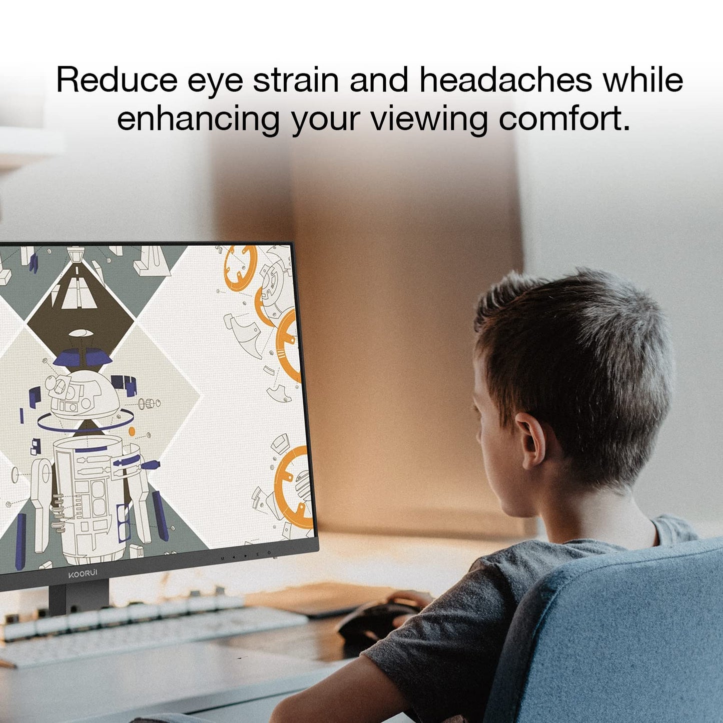 - KOORUI 27 Inch FHD Monitor | Computer Monitor | (1080P, 75HZ, HDMI+VGA, 99% SRGB, 5ms Response, Eye Care) -