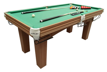 - Riley Traditional 6ft Snooker Table | Supplied with Spots & Stripes for American Pool as well as Snooker Balls -