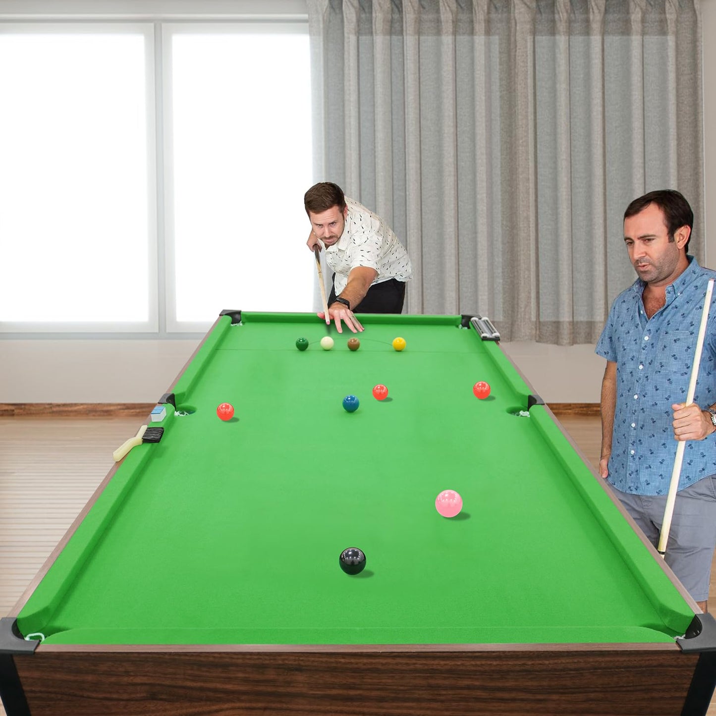 - HLC 6FT Folding Pool Table | Snooker Table Set -