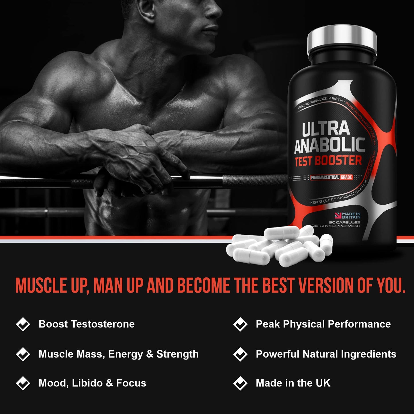- Ultra Anabolic Testosterone Booster for Men -