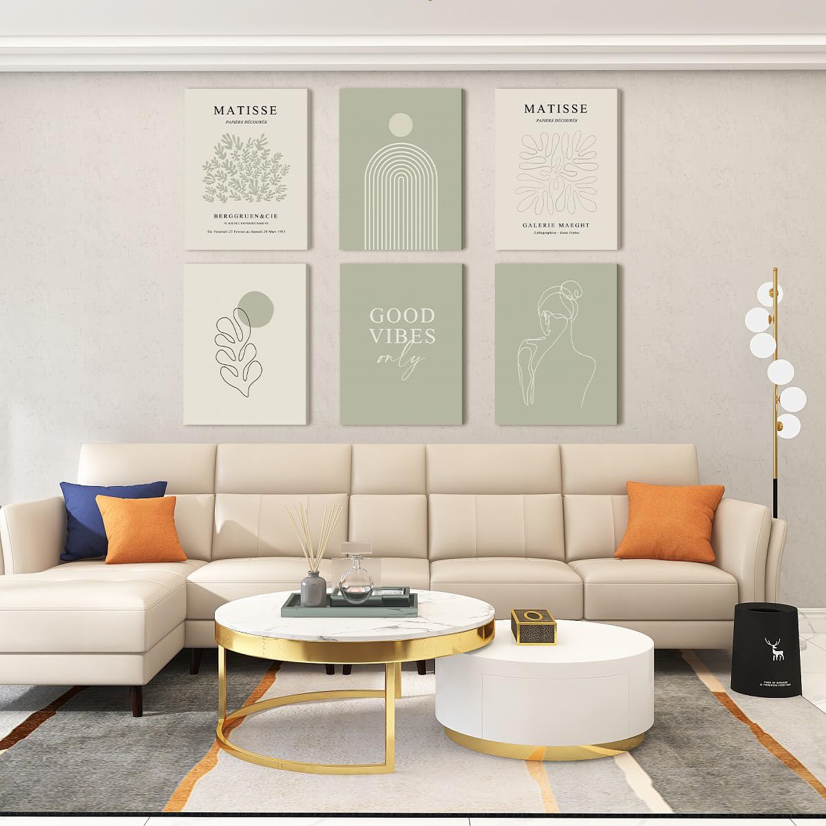 - Lslandmood Modern Abstract Pictures and Wall Art Decor -