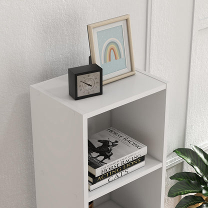 - Panana Wooden Cube Bookcase | 2/3/4/5/6 Tier Display Unit -