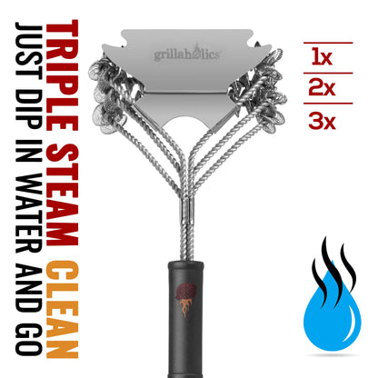 - Grillaholics Bristle Free BBQ Brush -