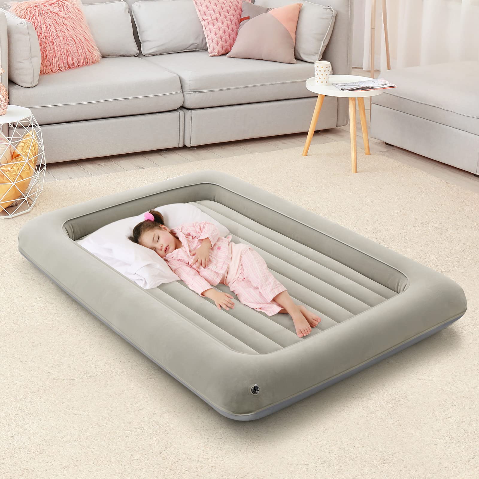 Children's sleeping bag blow up mattress sale