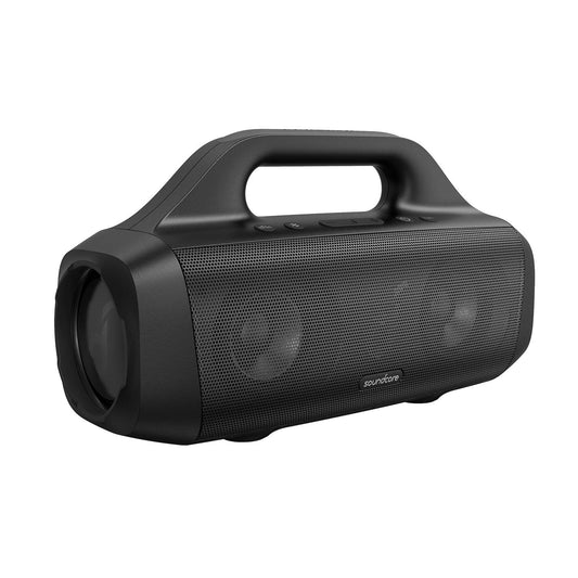 - Soundcore Anker Motion Boom: Portable Bluetooth Speaker | Titanium Drivers | BassUp | IPX7 Waterproof -
