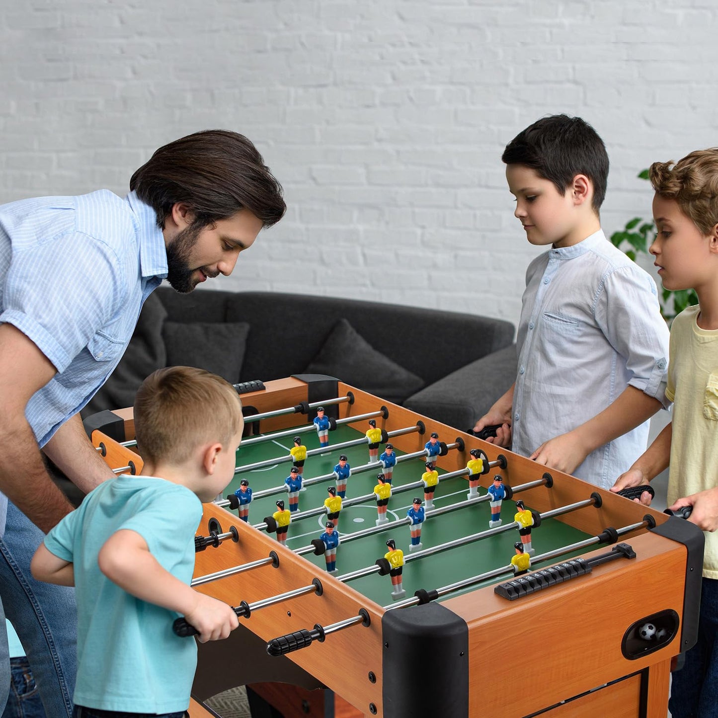 - Football Table Game | 48 inches Soccer Tabletop -