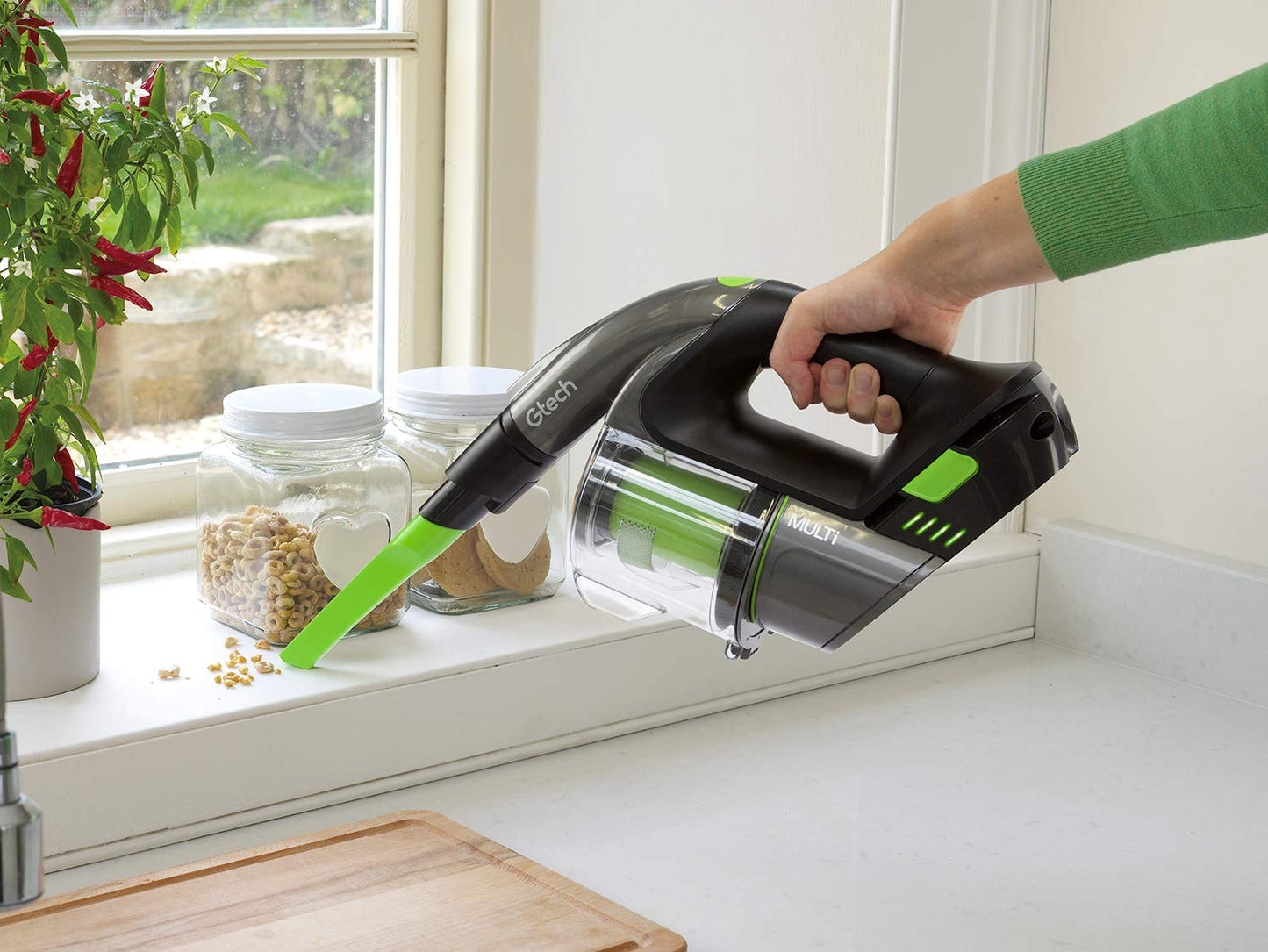 - Gtech Multi MK2 | Cordless Handheld Vacuum Cleaner for Cars, Stairs, Home | 22V Li-ion Battery -