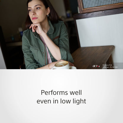 - Sony | E Mount Full Frame 50 mm F1.8 Prime Lens -