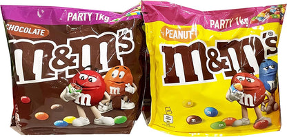 - M&Ms Variety Chocolate Party Bulk Bundle Chocolate Gift | Movie Night Snacks 2kgs -