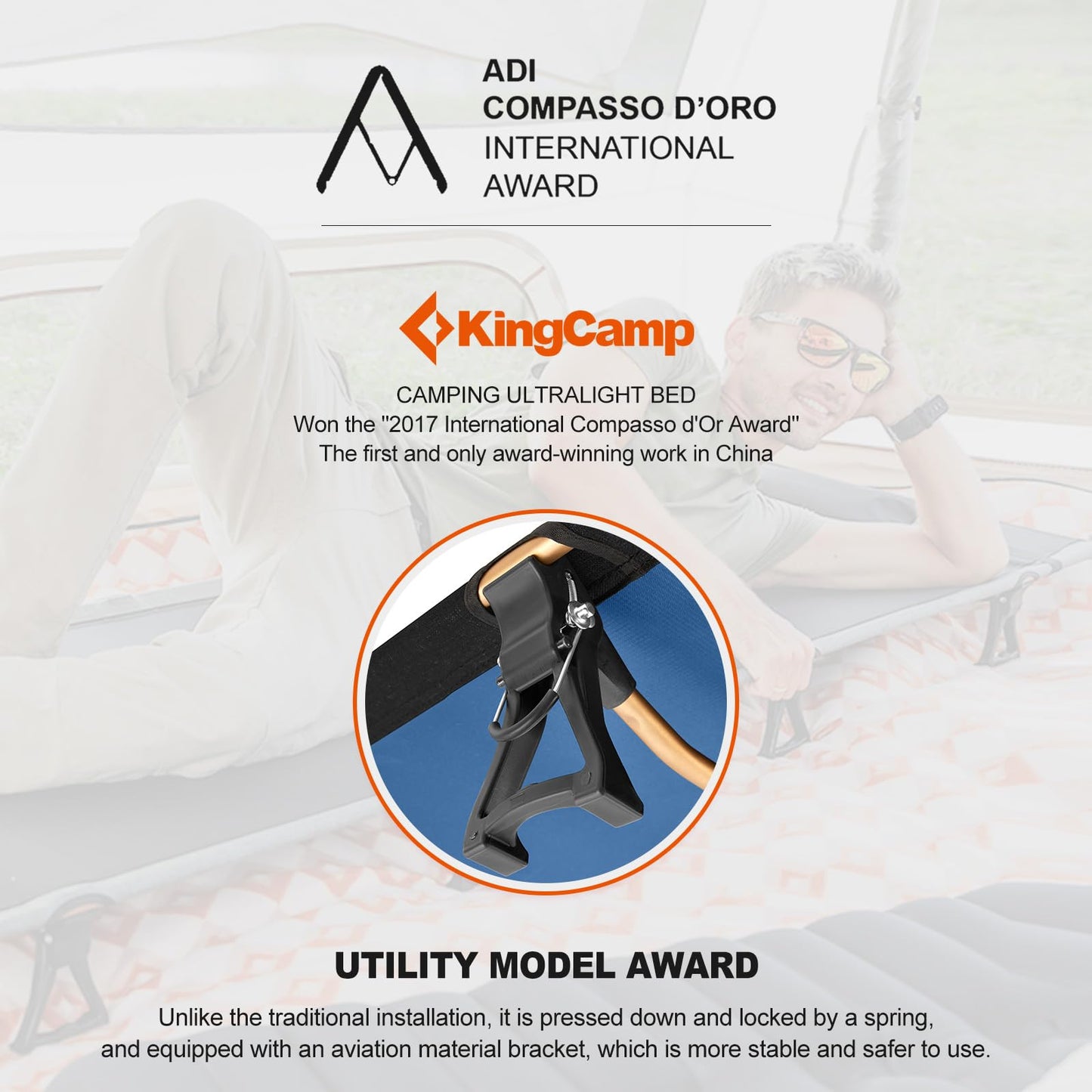 - KingCamp Folding Camping Beds | Ultralight Portable Camp Bed for Adults -