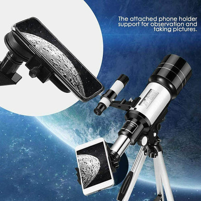 - TUOKE Telescope | Astronomy Adult Kids Beginners | 150X Astronomical Refractor Telescope | 300X70mm -