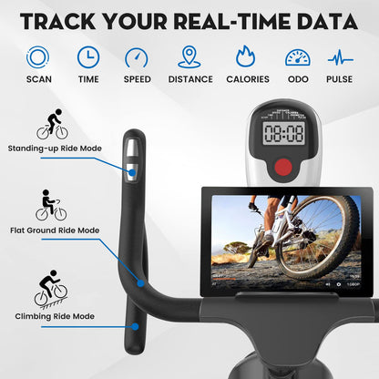- Dripex Exercise Bike Magnetic Resistance for Home Gym Use Heavy People -
