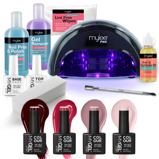 - Mylee Complete Professional Gel Nail Polish | LED Lamp Kit -