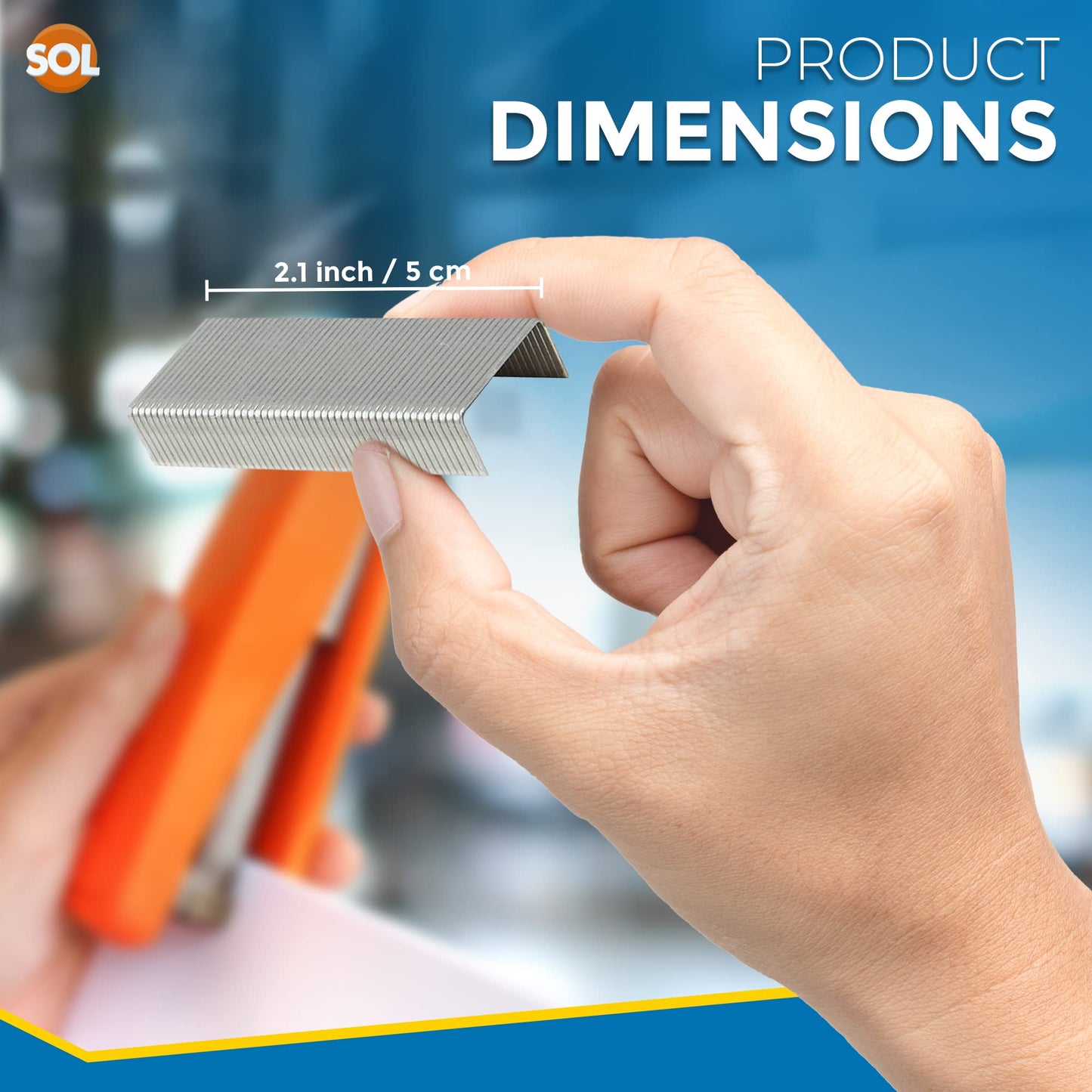 5000pk Staples 26/6 Standard Fit | 26/6mm Staples for Desktop Staplers and Pliers | 26/6 Staples 26/6mm | Office and School Stationary Supplies 26/6 Staples 5000 | 26/6mm Staple