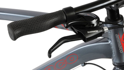 Ammaco Pathway X1 700c Hybrid Trekking Sports Commuter Urban Mens Bike 17" Frame Lightweight Grey 21 Speed