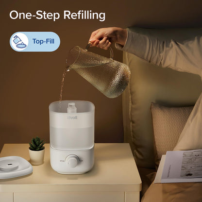 - LEVOIT Top Fill Humidifier | 2.5L Tank | Easy to Fill & Clean -