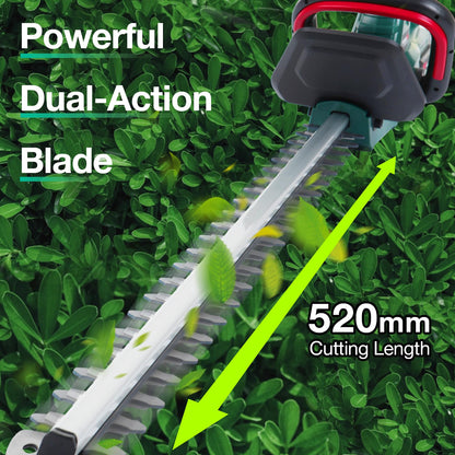 - POSENPRO 20V Cordless Hedge Trimmer | Lightweight Handheld Garden Cutter | Cordless Hedge Cutter with 2.0Ah Battery & Charger -