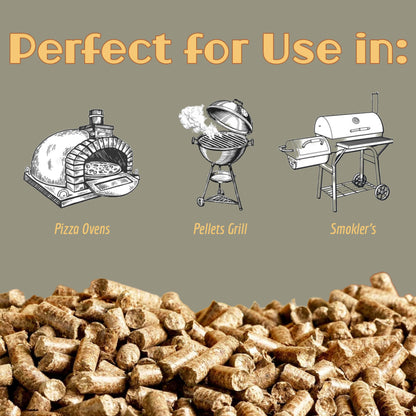 - TOPLINE Big K Smokey's Premium Hardwood Pellets | 9 kg Box | 100% Natural Classic Blend Cherry -