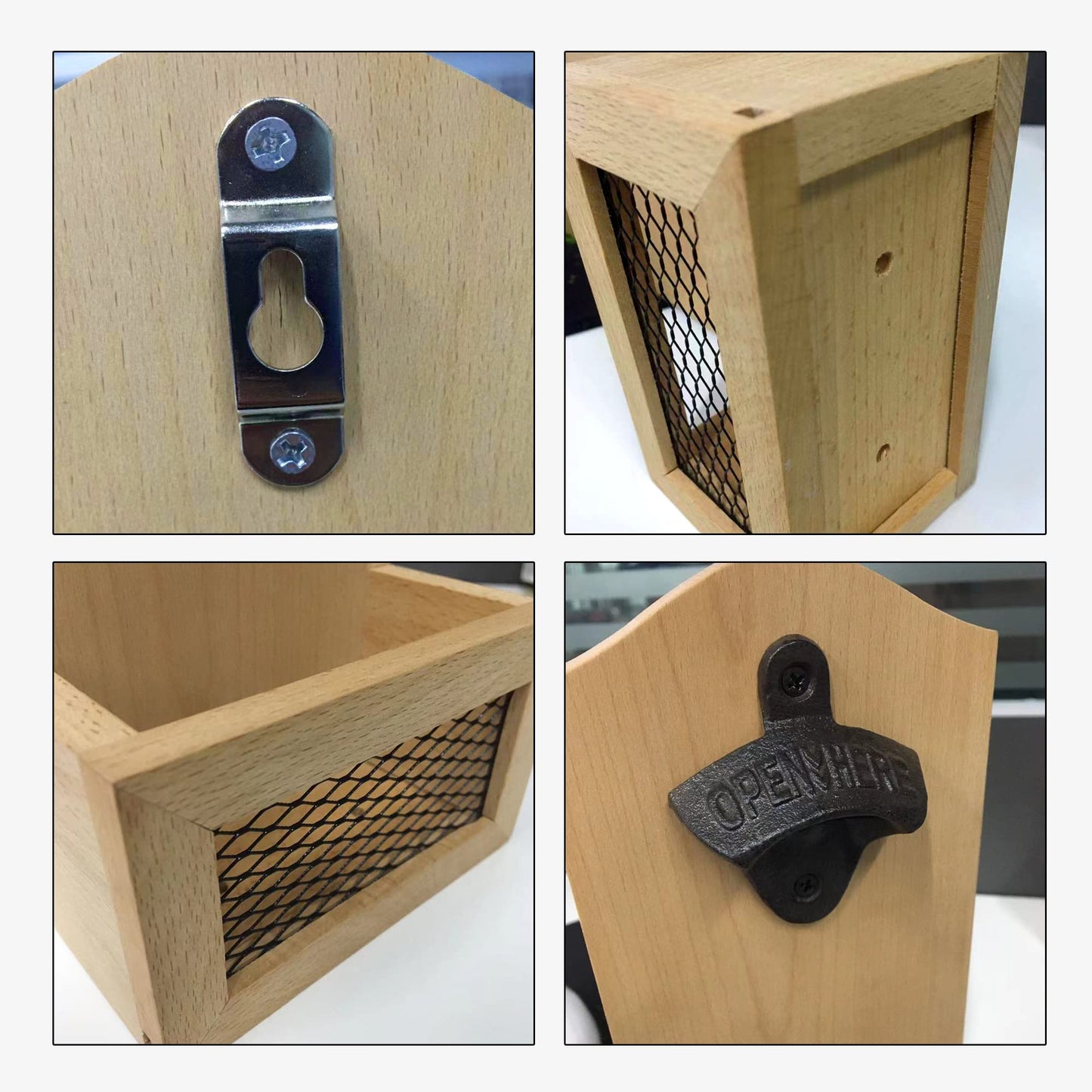 - Personalised Bottle Opener Wall Mounted Bottle Opener -