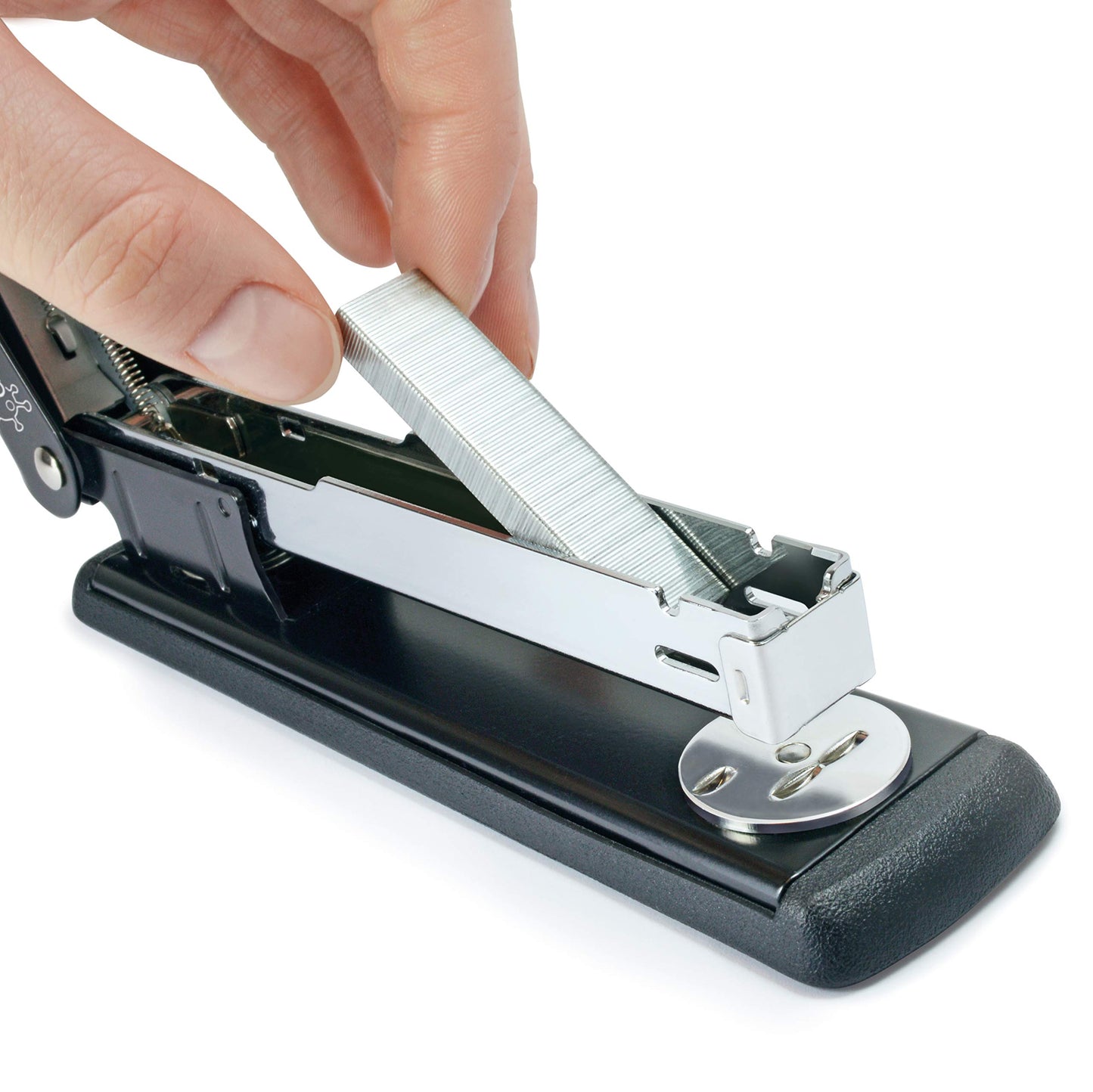 - Rapesco 1602 Germ-Savvy Antibacterial Marlin Stapler | 25 Sheet Capacity | 2000 26/6 mm Staples | Black -