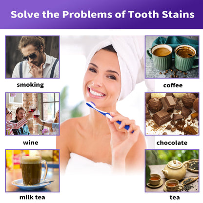 -  Purple Toothpaste for Teeth Whitening | For Sensitive Teeth | Colour Correcting Teeth Whitening Toothpaste -