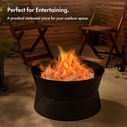 - VonHaus Fire Pit – Firepit for Outdoor, Garden, Patio – Portable & Lightweight