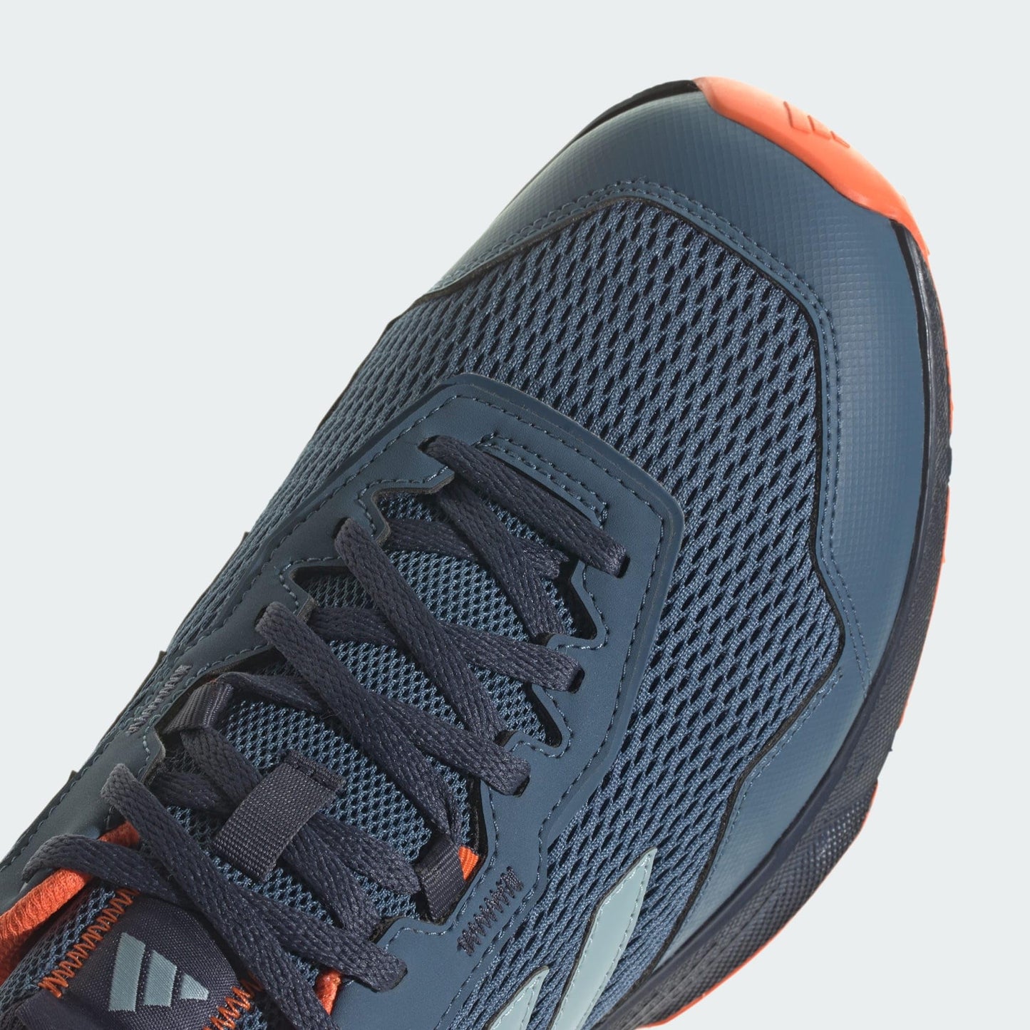 adidas Men's Tracefinder Trail Running Sneakers, Wonder Steel/Shadow Navy/Impact Orange, 9.5 UK