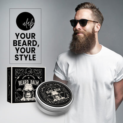 - uLab Gorilla Beard Balm for Men, with Mango and Jojoba, 60ml -