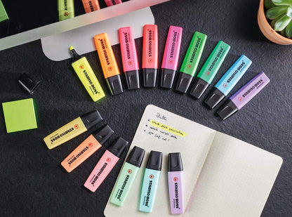 - Highlighter | STABILO BOSS ORIGINAL | Pack of 8 | Assorted colours -
