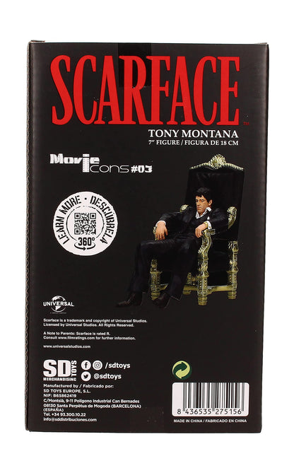 - SD Toys | Scarface statuette PVC Movie Icons | Tony Montana | 18 cm -