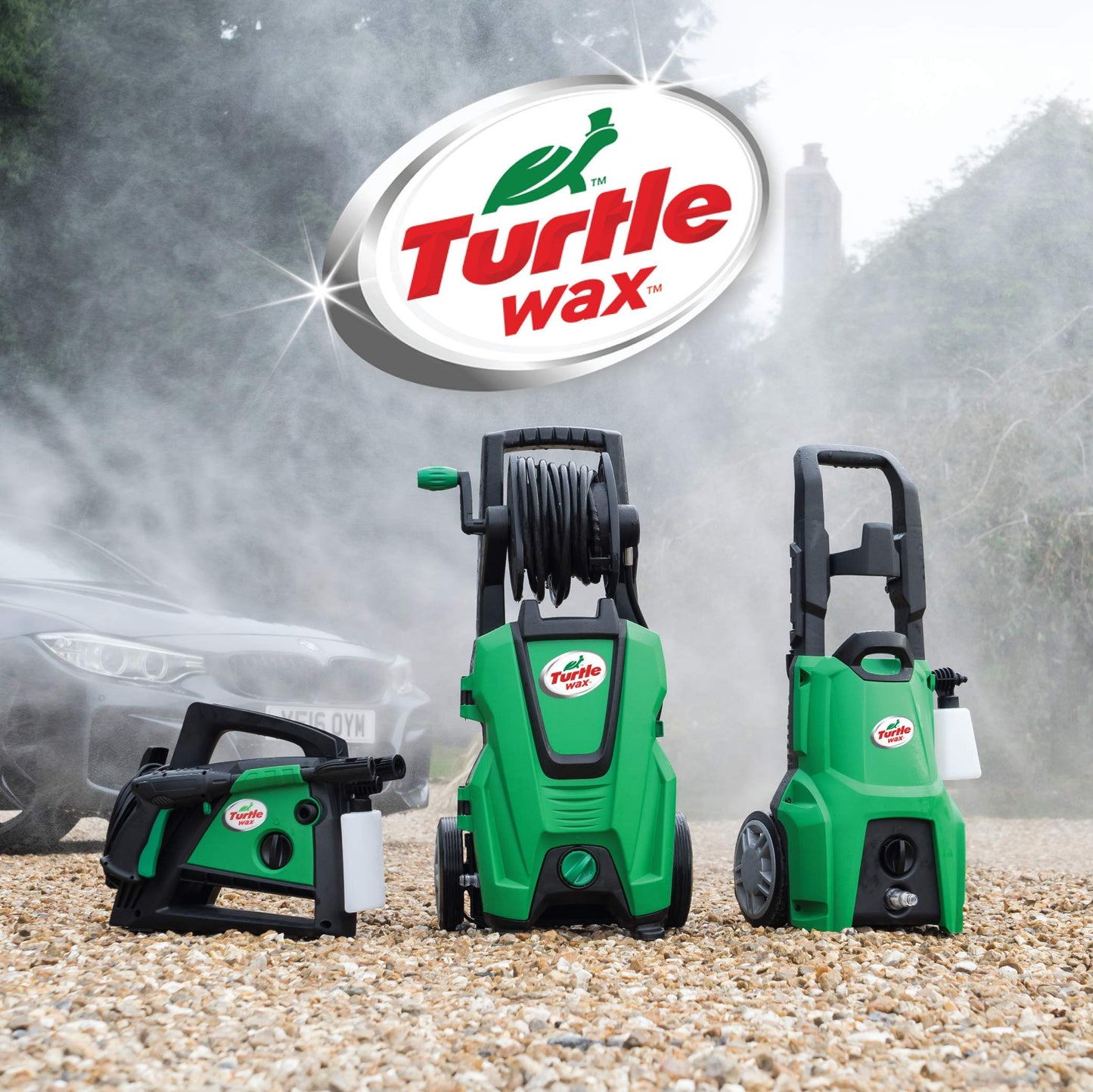 - Turtle Wax TW120 | Multi-Purpose High-Pressure Washer | Compact Car and Home Cleaner with Power Jet Hose and Nozzle, 1600W -