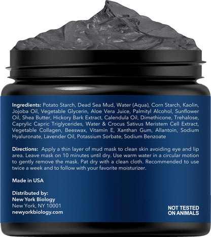 - New York Biology Dead Sea Mud Mask for Face and Body -