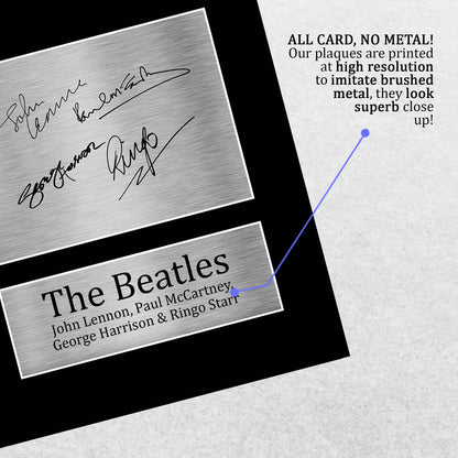 - HWC Trading The Beatles Signed A4 -
