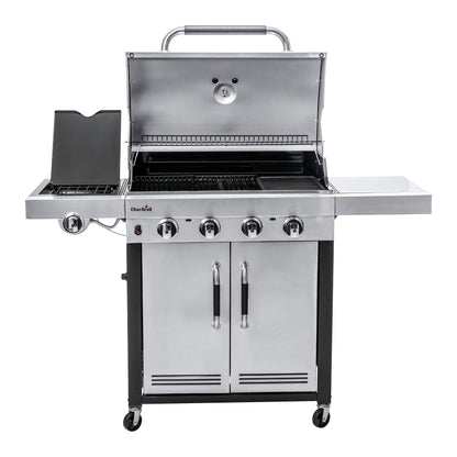 Char-Broil 140895 Advantage Series 445S - 4 Burner Gas Barbecue Grill with TRU-Infrared Technology, Stainless Steel Finish