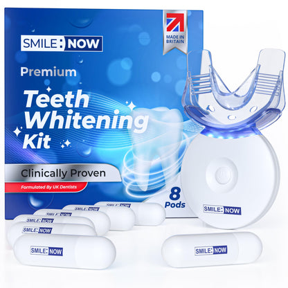 - Teeth Whitening Kit  | 8 Teeth Whitening Gel Pods 33.6ml | hi vis Smile Teeth Whitening Gel -