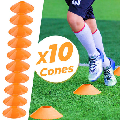 - YISSVIC Football Training Equipment Speed Agility Ladder Football Kick Trainer Set 6M 12-Rung with 10 Cones and 4 Stakes for Kids Children